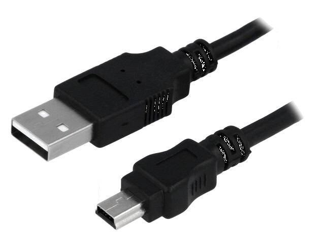 Kabel; USB 2.0; USB-A-stekker,USB B-ministekker; vernikkeld Kabel; USB 2.0; USB-A-stekker,USB B-ministekker; vernikkeld